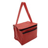 Patterned Lunch Cooler Red